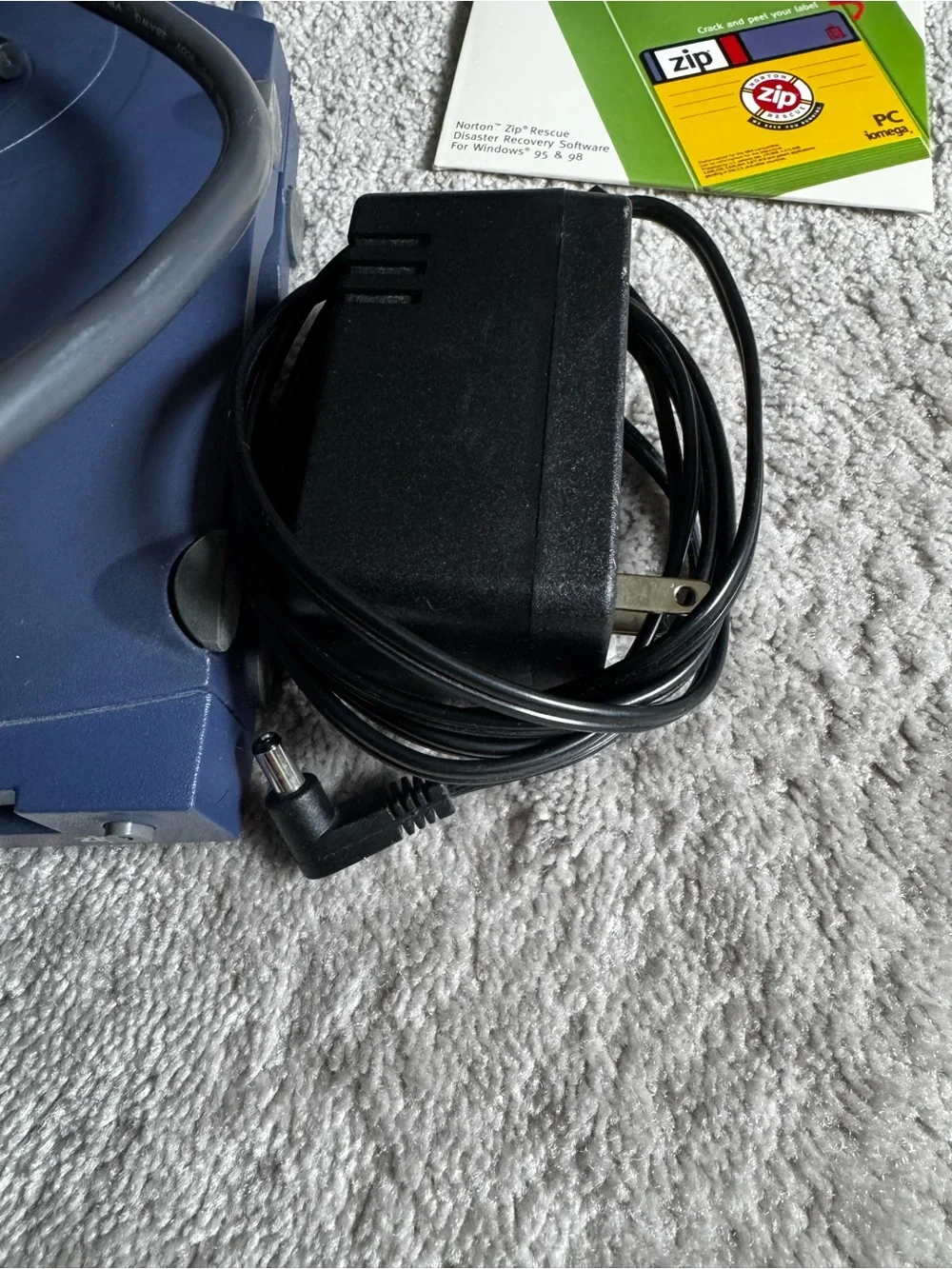 iomega ZIP 250 Model # Z250P External Drive with Power Supply and Parallel Cable